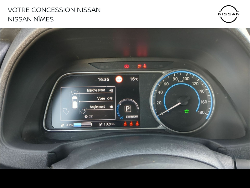 NISSAN Leaf d’occasion à vendre à NÎMES chez MAS AUTO (Photo 9)